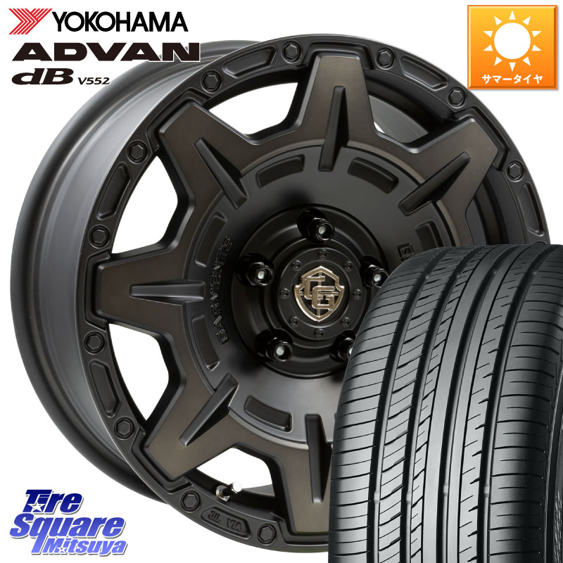 WEDS CROSS OVER GARMENTS StyleM 16インチ 16 X 7.0J +35 5穴 114.3 YOKOHAMA R2870 ADVAN dB V552 ヨコハマ 225/60R16
