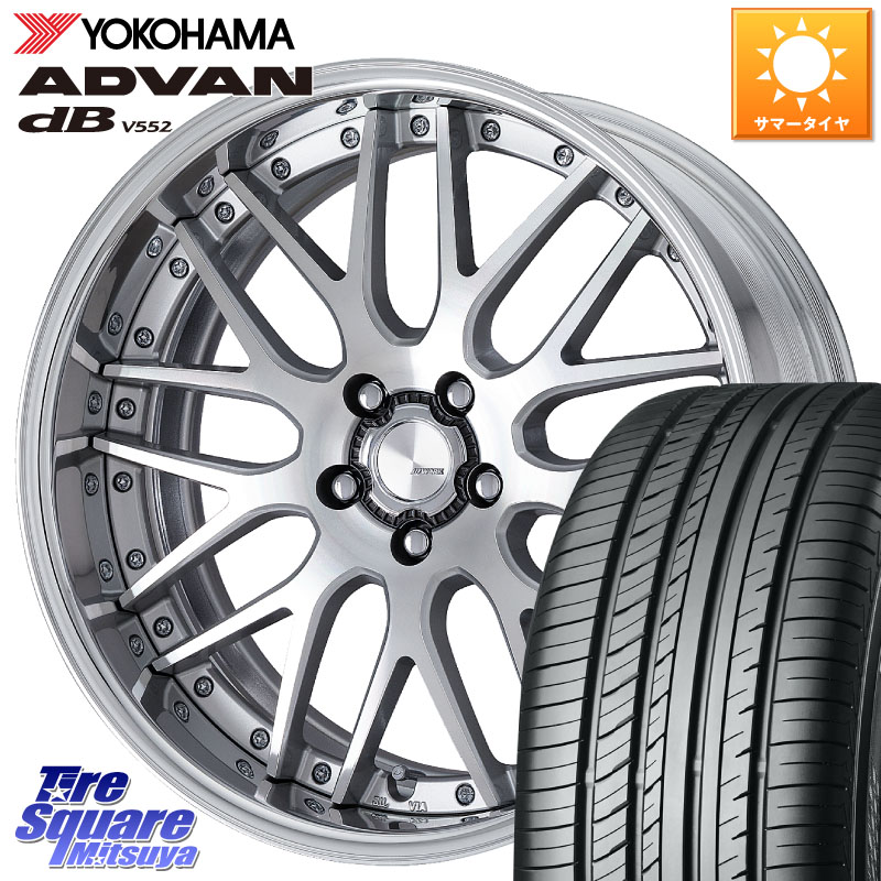 YOKOHAMA R6030 ADVAN dB V552 ヨコハマ 225/40R19WORK Lanvec LM1 O Disk 19インチ 2ピース 19X8.0J 30 5穴 114.3｜タイヤスクエアミツヤ