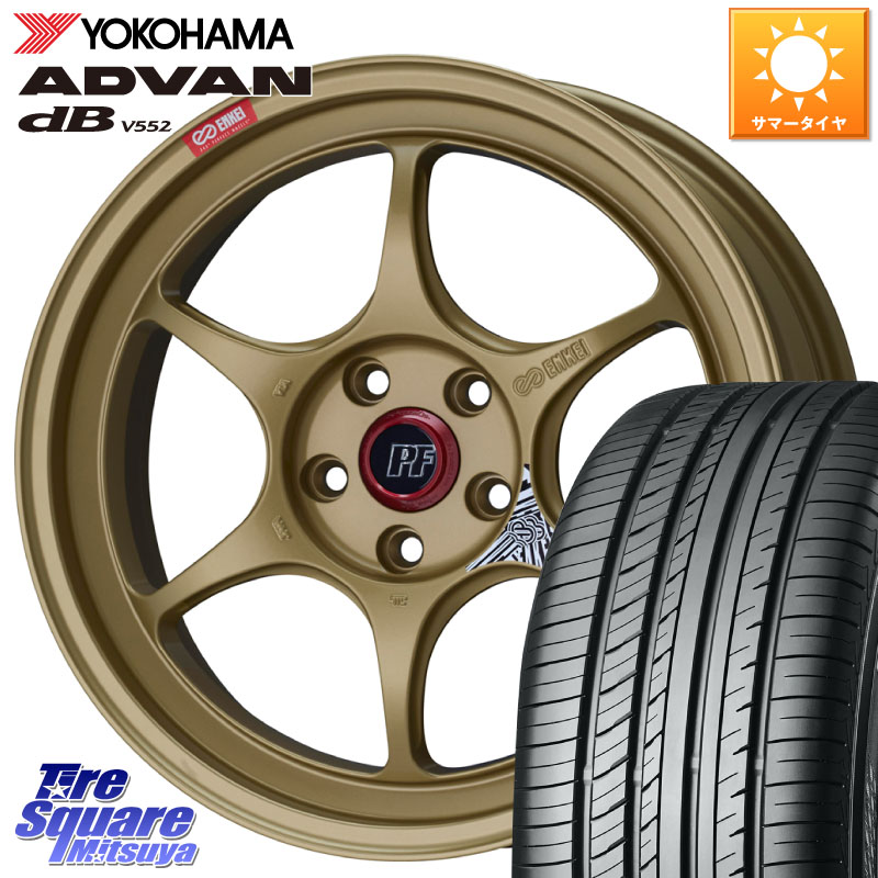 YOKOHAMA R7990 ADVAN dB V552 ヨコハマ 235/60R18ENKEI エンケイ PerformanceLine PF06 ホイール 18インチ 18X8.5J 45 5穴 114.3 トレイルシーカー ソルテラ bZ4X|タイヤスクエアミツヤ