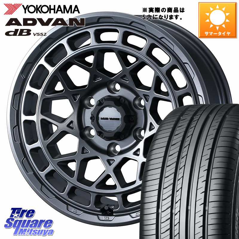 WEDS MUDVANCE X TYPE M ホイール 16インチ マッドヴァンス 16 X 7.0J +35 5穴 114.3 YOKOHAMA R2966 ADVAN dB V552 ヨコハマ 215/55R16