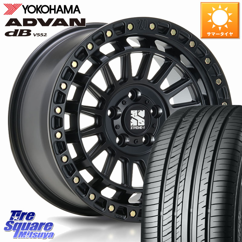 MLJ XJ08 XTREME-J ホイール 16インチ 16 X 7.0J +35 5穴 114.3 YOKOHAMA R2870 ADVAN dB V552 ヨコハマ 225/60R16