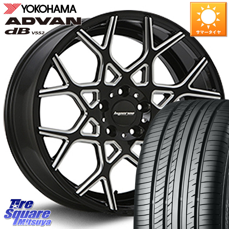 YOKOHAMA R7653 ADVAN dB V552 ヨコハマ 235/50R20MLJ huperion ハイペリオン CVZ ホイール 20インチ 20X8.5J 35 5穴 114.3 RAV4 60系|タイヤスクエアミツヤ