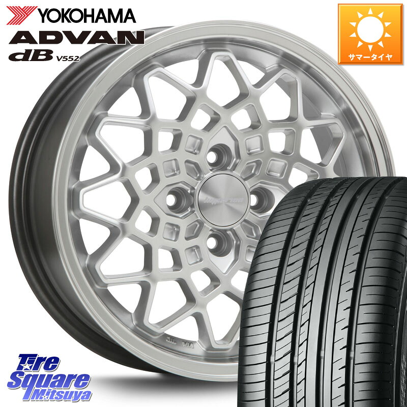 YOKOHAMA R2596 ADVAN dB V552 ヨコハマ 195/55R15MLJ hyperion CALMA ハイペリオン カルマ 15X7.0J 48 4穴 100 ヤリス｜タイヤスクエアミツヤ