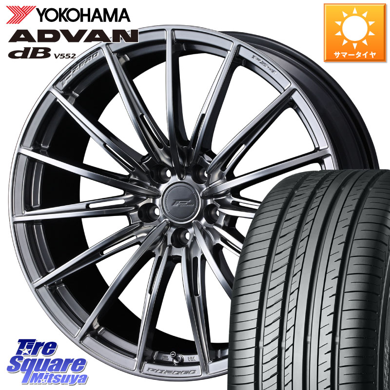 WEDS F ZERO FZ4 FZ-4 鍛造 FORGED 20インチ エフゼロ 20 X 8.5J +48 5穴 114.3 YOKOHAMA R7651 ADVAN dB V552 ヨコハマ 255/45R20