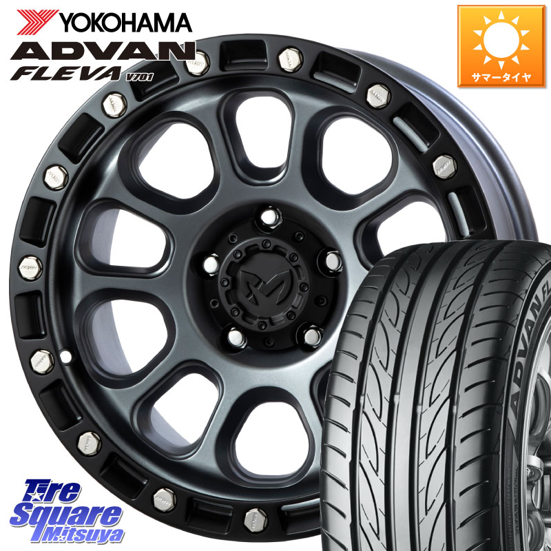 YOKOHAMA R0401 ADVAN FLEVA V701 ヨコハマ 215/40R17MKW M204 ドライグレー 17インチ 17X8.0J 38 5穴 114.3|タイヤスクエアミツヤ