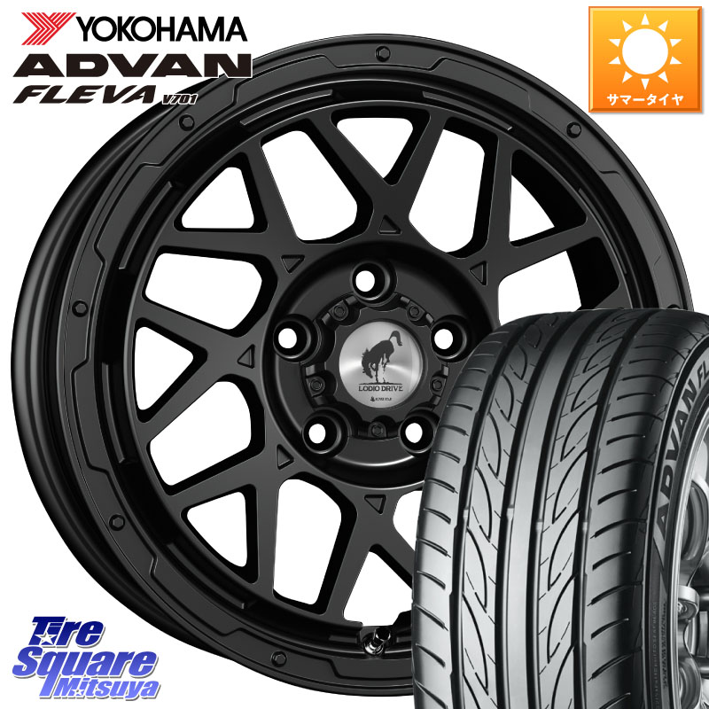 SUPER STAR LODIO DRIVE ロディオドライブ 8M MONO モノ 16 X 7.0J +42 5穴 114.3 YOKOHAMA R3591 ADVAN FLEVA V701 ヨコハマ 215/55R16 リーフ