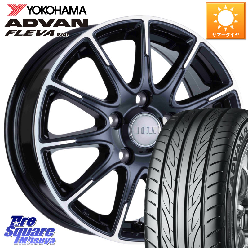 阿部商会 TIRADO IOTA イオタ ホイール 16インチ 16 X 6.5J +53 5穴 114.3 YOKOHAMA R0383 ADVAN FLEVA V701 ヨコハマ 205/55R16
