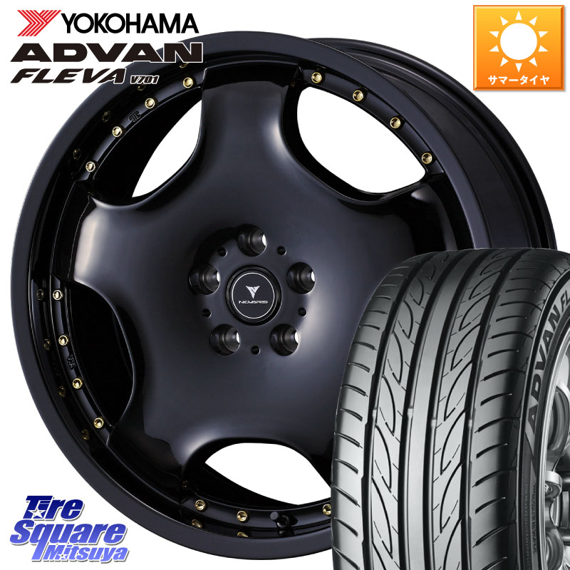 YOKOHAMA R3595 ADVAN FLEVA V701 ヨコハマ 215/45R18WEDS NOVARIS ASSETE D1 特価● ホイール 18インチ ノヴァリス アセット 18X7.0J 40 5穴 114.3 90系ノア/ヴォクシー ZE1リーフ プリウスアルファ SAI ノア NOAH|タイヤスクエアミツヤ