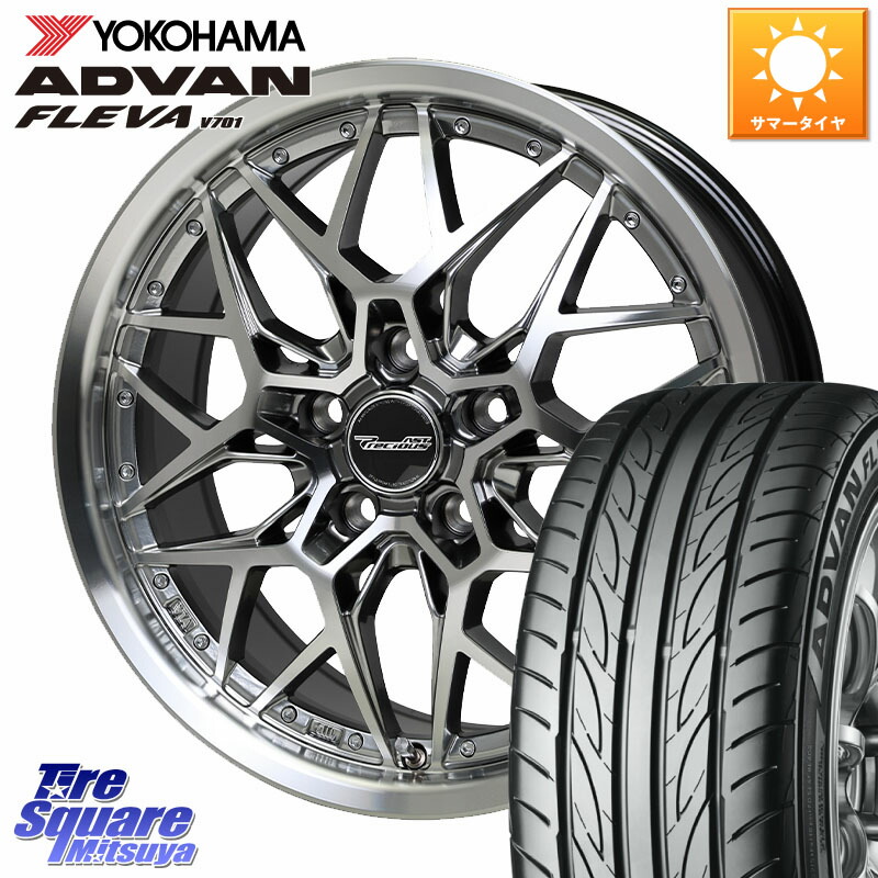 YOKOHAMA R0391 ADVAN FLEVA V701 ヨコハマ 215/35R18HotStuff プレシャス Precious AST M5 ホイール 18インチ 18X7.0J 55 5穴 114.3 ロードスター|タイヤスクエアミツヤ