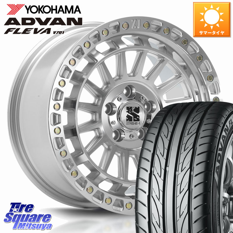 YOKOHAMA R0420 ADVAN FLEVA V701 ヨコハマ 235/50R18MLJ XJ08 XTREME-J ホイール 18インチ 18X8.0J 40 5穴 114.3 30系アルファード/ヴェルファイア 20系アルファード ヴェルファイアハイブリッド ヴェルファイア アルファード|タイヤスクエアミツヤ