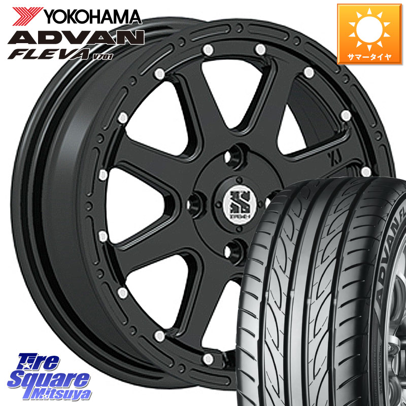 MLJ XTREME-J エクストリームJ ホイール 15インチ 15 X 4.5J +43 4穴 100 YOKOHAMA R3583 ADVAN FLEVA V701 ヨコハマ 165/50R15