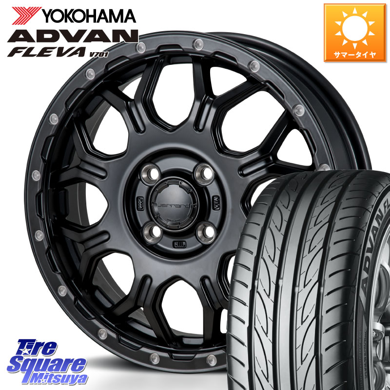 MONZA HI-BLOCK JERRARD ホイール 4本 16インチ 16 X 6.0J +41 4穴 100 YOKOHAMA R0383 ADVAN FLEVA V701 ヨコハマ 205/55R16 E13オーラ