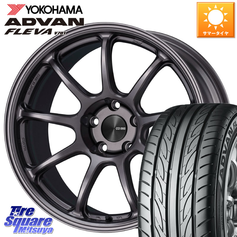 YOKOHAMA R0855 ADVAN FLEVA V701 ヨコハマ 235/40R18ENKEI PerformanceLine PF09 ホイール 18インチ 18X8.5J 45 5穴 114.3 インサイト|タイヤスクエアミツヤ