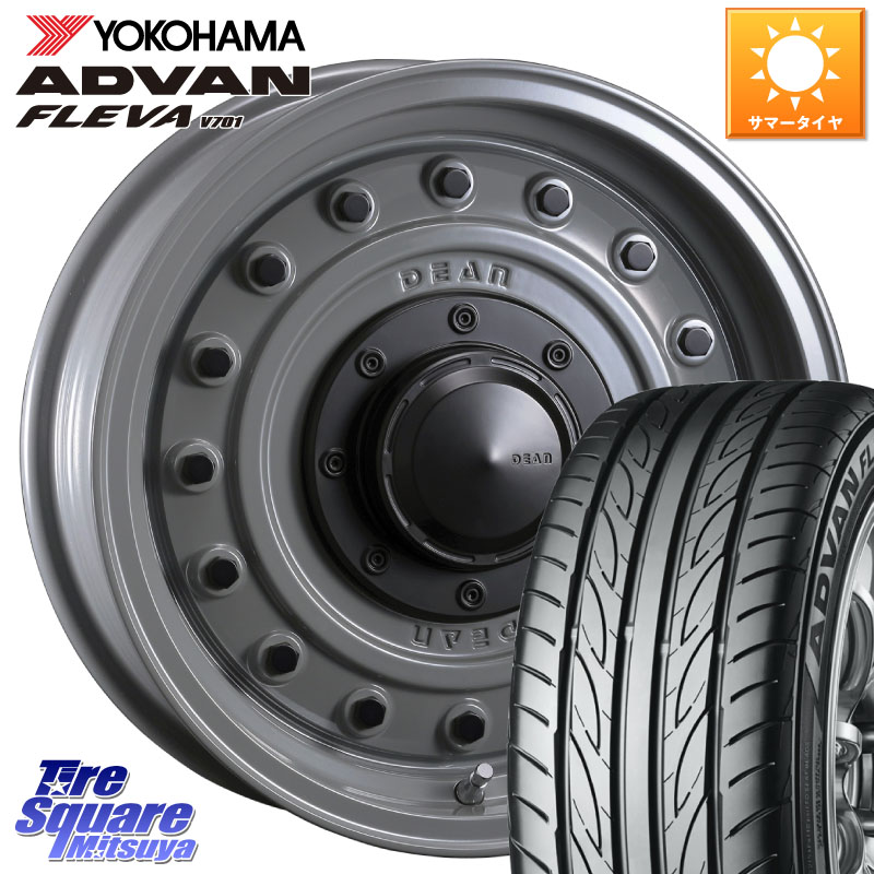 YOKOHAMA R3591 ADVAN FLEVA V701 ヨコハマ 215/55R16CRIMSON ディーン コロラド 16インチ 16X7.0J 37 5穴 114.3 インサイト|タイヤスクエアミツヤ