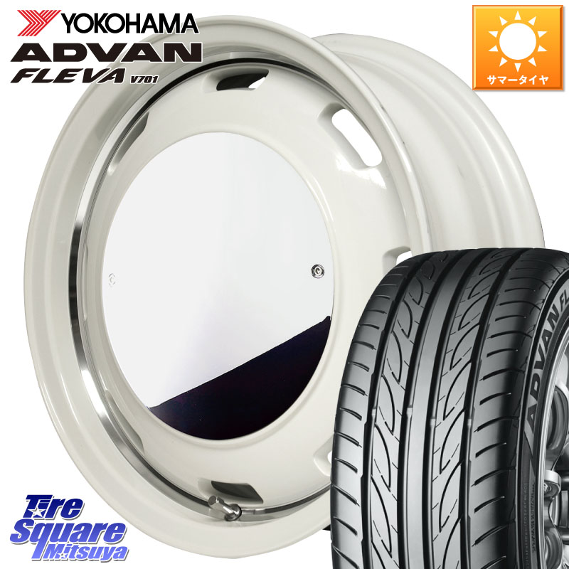 MANARAY MID Garcia CISCO MOON 15インチ 15 X 4.5J +45 4穴 100 YOKOHAMA R3583 ADVAN FLEVA V701 ヨコハマ 165/50R15