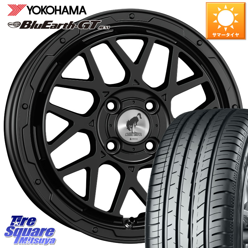 SUPER STAR LODIO DRIVE ロディオドライブ 8M MONO モノ 16インチ 16 X 6.0J +42 4穴 100 YOKOHAMA R4626 BluEarth-GT AE51 ヨコハマ 205/65R16