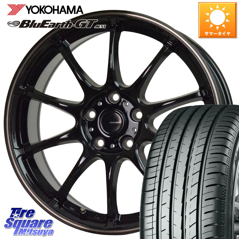 YOKOHAMA R4606 BluEarth-GT AE51 ヨコハマ 215/55R16HotStuff G・SPEED P-07 ジー・スピード ホイール 16インチ 16X6.5J 48 5穴 100 インプレッサ|タイヤスクエアミツヤ