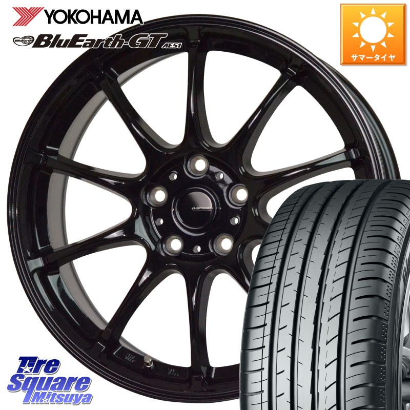 HotStuff G.SPEED G-07 ホイール 15インチ ジースピード 15 X 6.0J +43 5穴 100 YOKOHAMA R4574 BluEarth-GT AE51 ヨコハマ 195/65R15 210系カローラスポーツ 50系プリウス