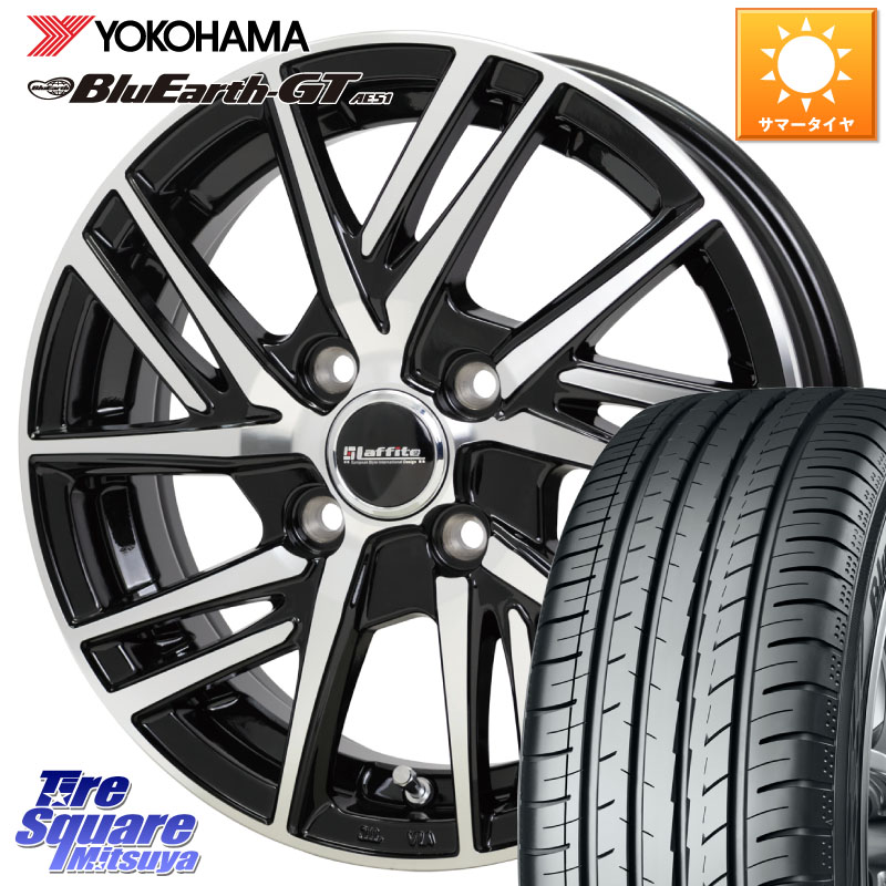 HotStuff ラフィット LW06-2 LW-06-2 ホイール 16インチ 16 X 6.0J +45 4穴 100 YOKOHAMA R8129 BluEarth-GT AE51 ヨコハマ 185/55R16 アクア 160系カローラフィールダー ヤリス GR・GS系フィット ロードスター スイフト4穴 130系ヴィッツ スペイド