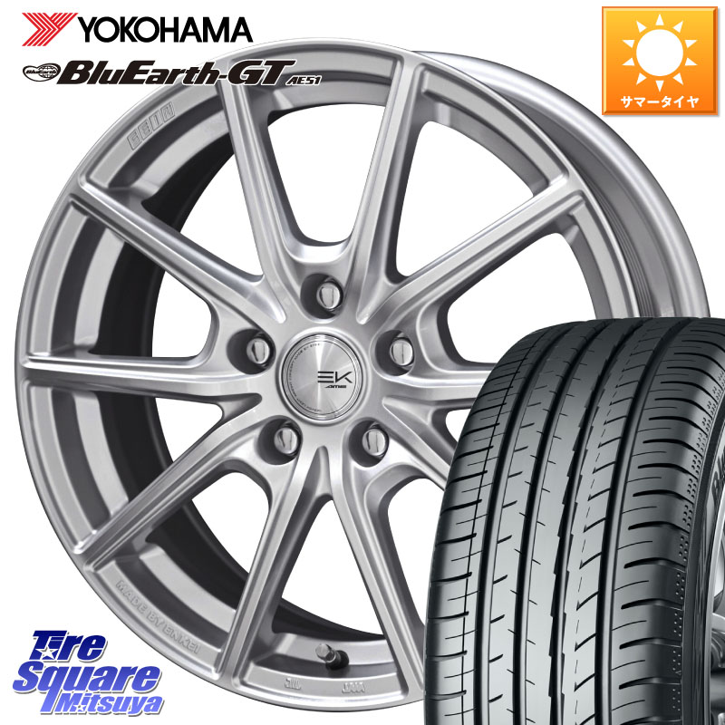 KYOHO SEIN EK ザインEK ホイール 15インチ 15 X 6.0J +45 5穴 100 YOKOHAMA R4600 BluEarth-GT AE51 ヨコハマ 185/65R15 10系シエンタ