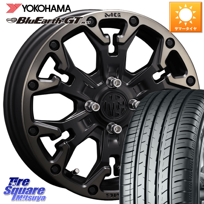 CRIMSON MG GOLEM Jr ホイール 16インチ 16 X 6.0J +38 4穴 100 YOKOHAMA R4626 BluEarth-GT AE51 ヨコハマ 205/65R16