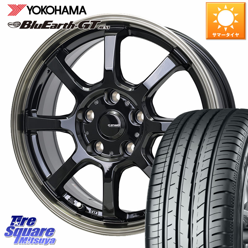YOKOHAMA R4606 BluEarth-GT AE51 ヨコハマ 215/55R16HotStuff G-SPEED P-08 ホイール 16インチ ジースピード 16X6.5J 40 5穴 114.3 ZE1リーフ シビック インサイト|タイヤスクエアミツヤ