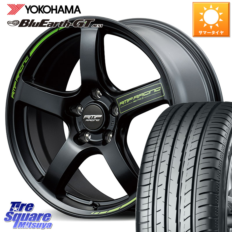 YOKOHAMA R4591 BluEarth-GT AE51 ヨコハマ 235/45R18MANARAY MID RMP RACING R50 TypeS ホイール 18インチ レーシング 18X8.0J 45 5穴 114.3 CY2アコード 70系カムリ スカイラインセダン 日産 ES レクサス キザシ アコード｜タイヤスクエアミツヤ
