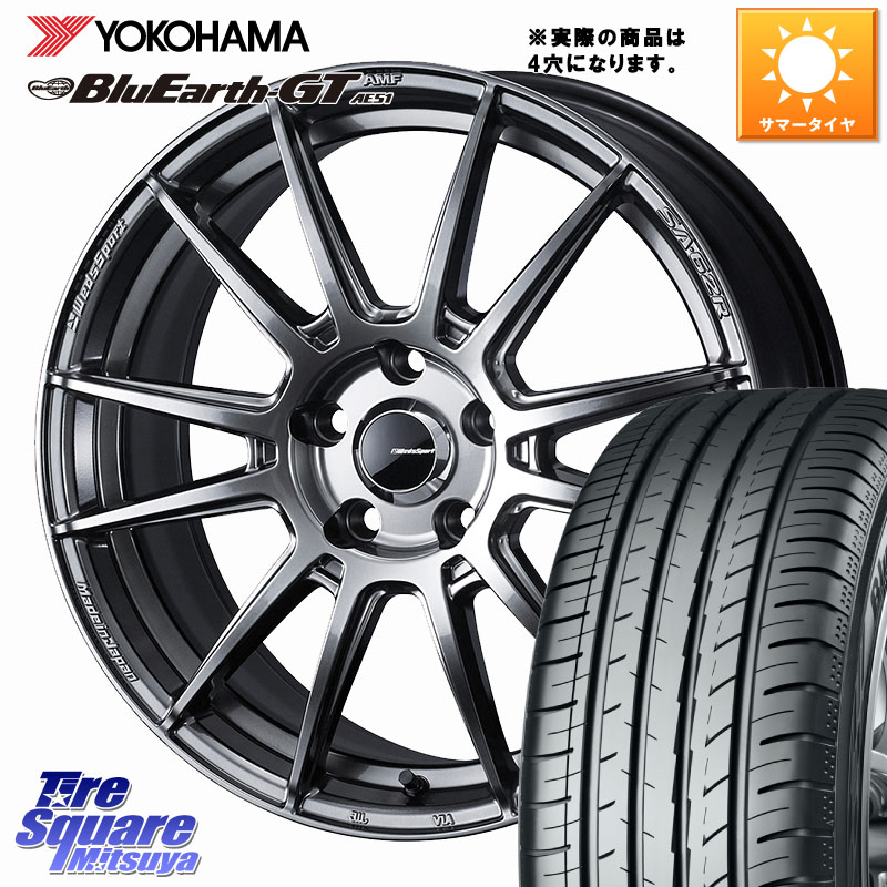 WEDS WedsSport SA-62R ホイール 16インチ 16 X 6.5J +42 4穴 100 YOKOHAMA R4626 BluEarth-GT AE51 ヨコハマ 205/65R16