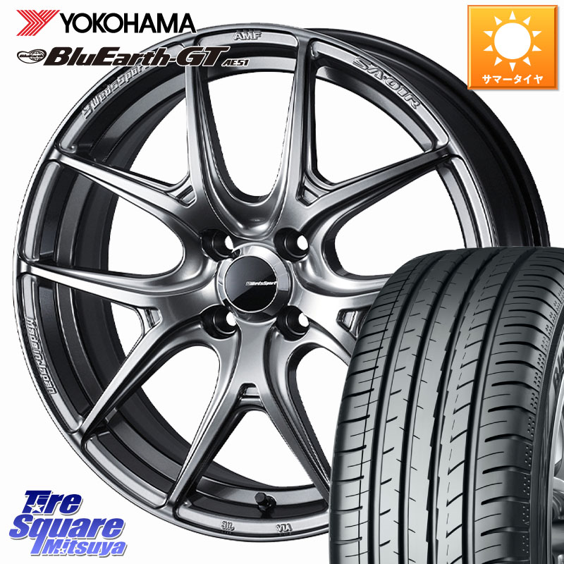 WEDS WedsSport SA-01R ホイール 16インチ ウェッズ スポーツ 16 X 6.5J +42 4穴 100 YOKOHAMA R4626 BluEarth-GT AE51 ヨコハマ 205/65R16