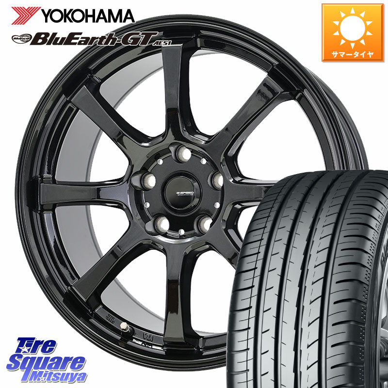 YOKOHAMA R4606 BluEarth-GT AE51 ヨコハマ 215/55R16HotStuff G-SPEED G-08 ホイール 16インチ ジースピード 16X6.5J 50 5穴 114.3 カムリ｜タイヤスクエアミツヤ