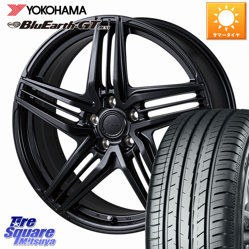 YOKOHAMA R4638 BluEarth-GT AE51 ヨコハマ 235/40R19KOSEI GLAMIC LX-S M14球面座ボルト専用 ホイール 19インチ 19X8.0J(M14B) 38 5穴 114.3 レクサスIS30系後期｜タイヤスクエアミツヤ