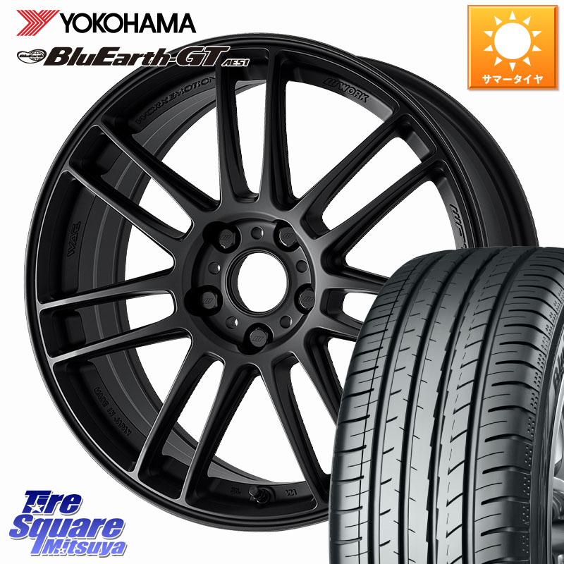 WORK EMOTION ZR7 ホイール 19インチ 19 X 8.0J +45 5穴 114.3 YOKOHAMA R4631 BluEarth-GT AE51 ヨコハマ 225/40R19 90系ノア ヴォクシー ヤリスクロス RC系オデッセイ前期 149,615円