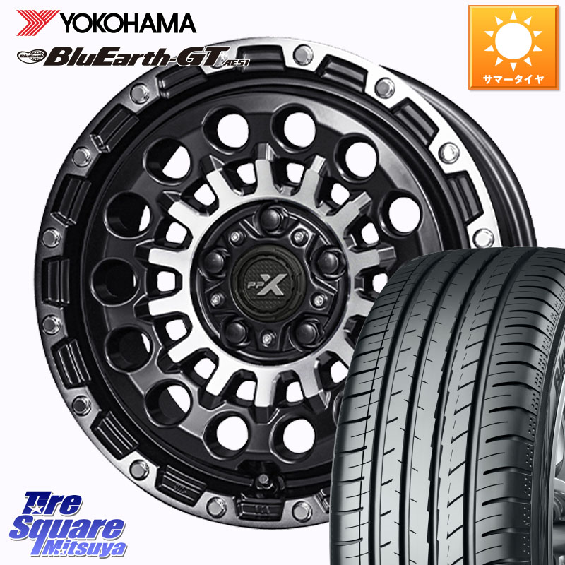 KYOHO PPX GX14 ホイール 16インチ 16 X 7.0J +35 5穴 114.3 YOKOHAMA R4618 BluEarth-GT AE51 ヨコハマ 205/60R16