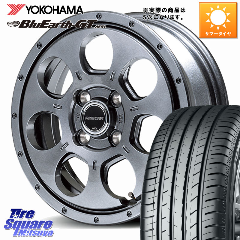 MANARAY MID ROADMAX MUD AGENT ホイール 16インチ◇参考画像 16 X 7.0J +40 5穴 114.3 YOKOHAMA R4606 BluEarth-GT AE51 ヨコハマ 215/55R16 リーフ