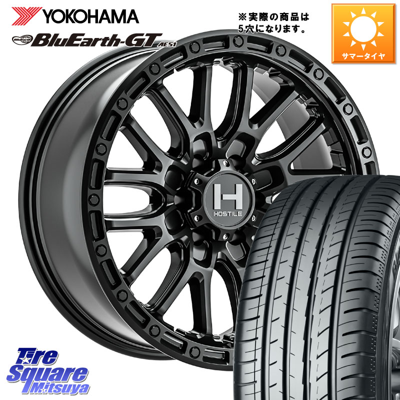 HOSTILE H135 RIDGE CREST JP SPEC ホイール 17インチ◇参考画像 17 X 8.0J +38 5穴 114.3 YOKOHAMA R4573 BluEarth-GT AE51 ヨコハマ 225/50R17 146,615円