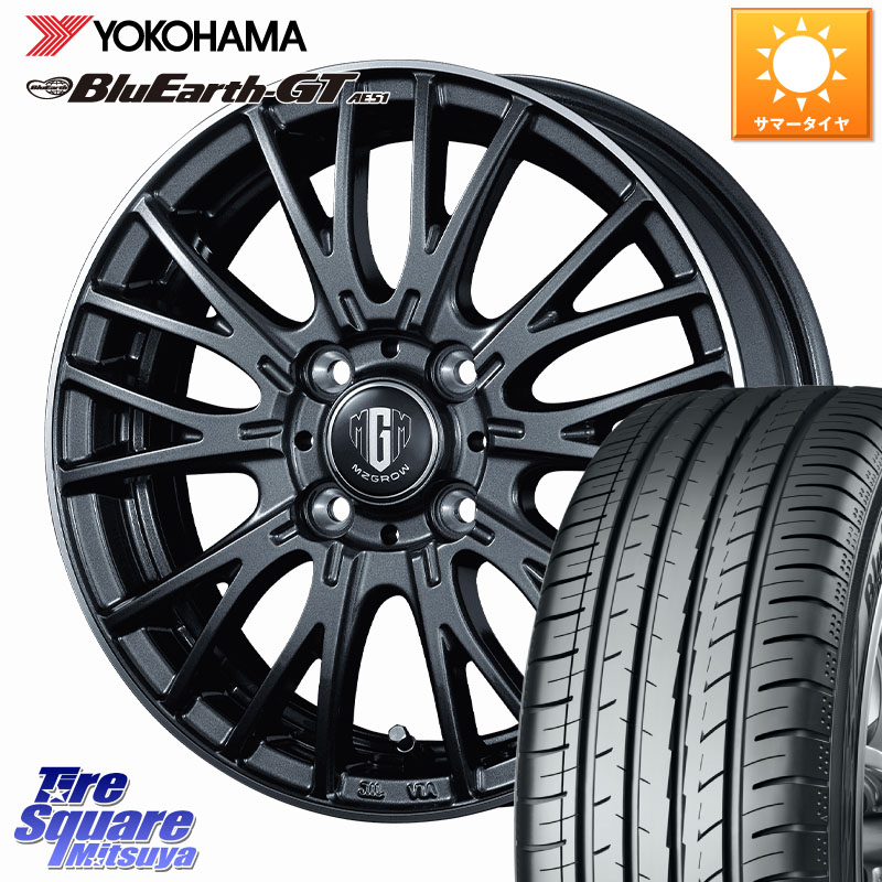 KOSEI MZ-GROW VM25R ホイール 16インチ 16 X 6.0J +40 4穴 100 YOKOHAMA R4626 BluEarth-GT AE51 ヨコハマ 205/65R16