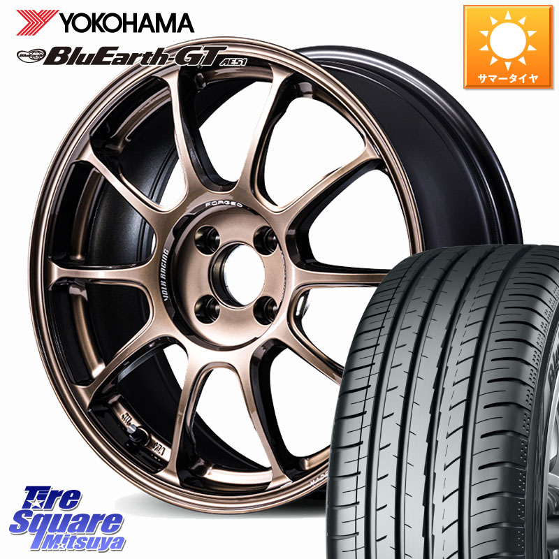 RAYS 【欠品次回要問合せ】 ZE40 VOLK RACING 鍛造 ホイール 16インチ 16 X 7.0J +45 4穴 100 YOKOHAMA R8129 BluEarth-GT AE51 ヨコハマ 185/55R16