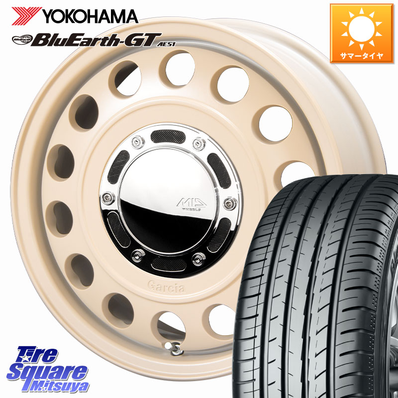 MANARAY MID GARCIA CISCO Type2 サンドベージュ 在庫● 15インチ ガルシア シスコ 15 X 5.5J +40 5穴 100 YOKOHAMA R4574 BluEarth-GT AE51 ヨコハマ 195/65R15