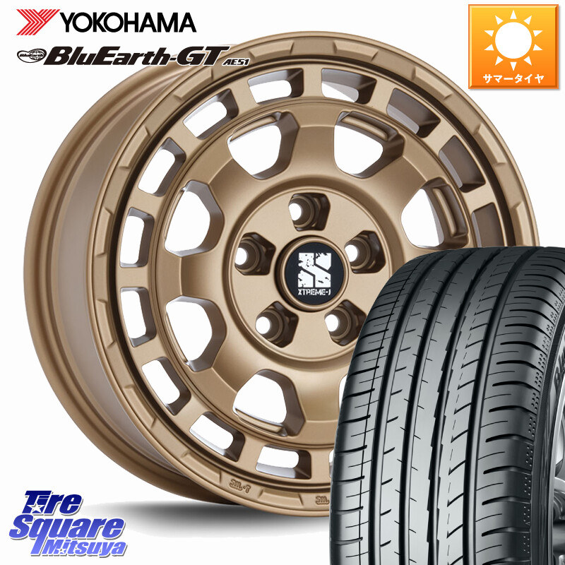 YOKOHAMA R4626 BluEarth-GT AE51 ヨコハマ 205/65R16MLJ SAVANZA サバンザ XTREME-J ホイール 16インチ エクストリーム 16X7.0J 35 5穴 114.3 ティアナ 日産｜タイヤスクエアミツヤ