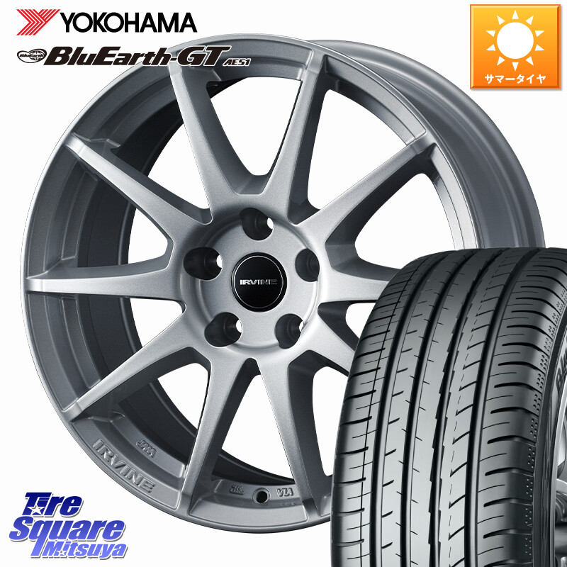 YOKOHAMA R4608 BluEarth-GT AE51 ヨコハマ 175/65R15WEDS IRVINE S02 アーヴィンS02 輸入車専用ホイール 15インチ 15X6.0J(MINI F55 F56 F57) 45 5穴 112 MINI ミニ F55 F56 F57|タイヤスクエアミツヤ