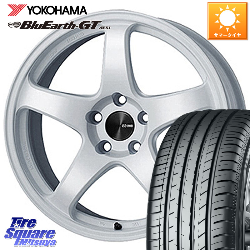 YOKOHAMA R4632 BluEarth-GT AE51 ヨコハマ 225/45R19ENKEI エンケイ PerformanceLine PF05 WH 19インチ 19X8.0J 45 5穴 100 XV|タイヤスクエアミツヤ