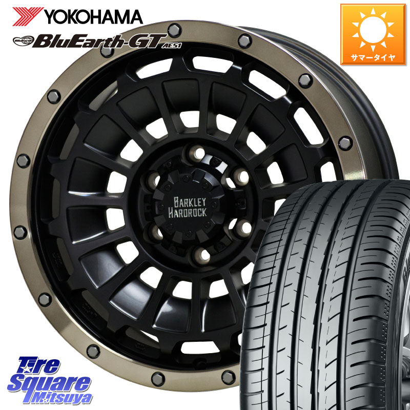 HotStuff ハードロック ローガン ホイール 16インチ 16 X 6.5J +20 6穴 139.7 YOKOHAMA R4630 BluEarth-GT AE51 ヨコハマ 215/60R16