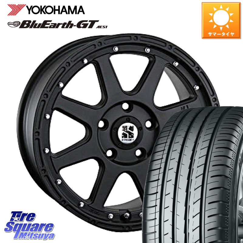 MLJ XTREME-J エクストリームJ ホイール 16インチ 16 X 7.0J +35 5穴 114.3 YOKOHAMA R4618 BluEarth-GT AE51 ヨコハマ 205/60R16