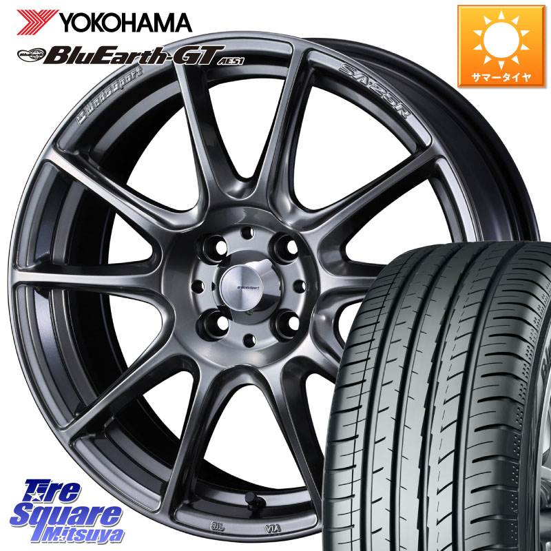 WEDS SA-25R PSB ウェッズ スポーツ ホイール 16インチ 16 X 6.5J +38 4穴 100 YOKOHAMA R4626 BluEarth-GT AE51 ヨコハマ 205/65R16