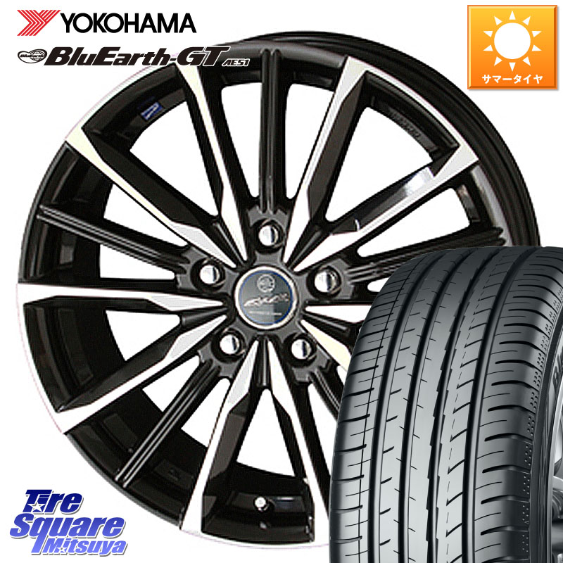 YOKOHAMA R4591 BluEarth-GT AE51 ヨコハマ 235/45R18KYOHO SMACK スマック ヴァルキリー ホイール 18インチ 18X7.0J 53 5穴 114.3｜タイヤスクエアミツヤ