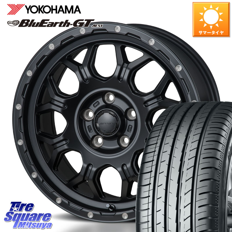 MONZA HI-BLOCK JERRARD ホイール 4本 17インチ 17 X 7.5J +41 5穴 114.3 YOKOHAMA R4582 BluEarth-GT AE51 ヨコハマ 225/55R17