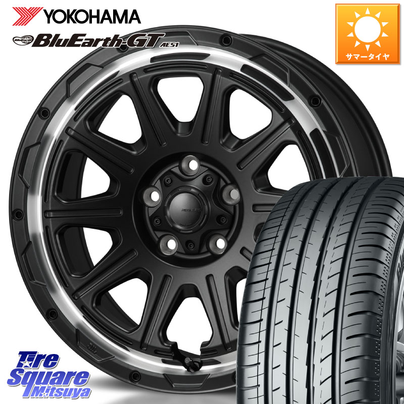MONZA HI-BLOCK REGULES 17インチ 17 X 7.5J +41 5穴 114.3 YOKOHAMA R4582 BluEarth-GT AE51 ヨコハマ 225/55R17