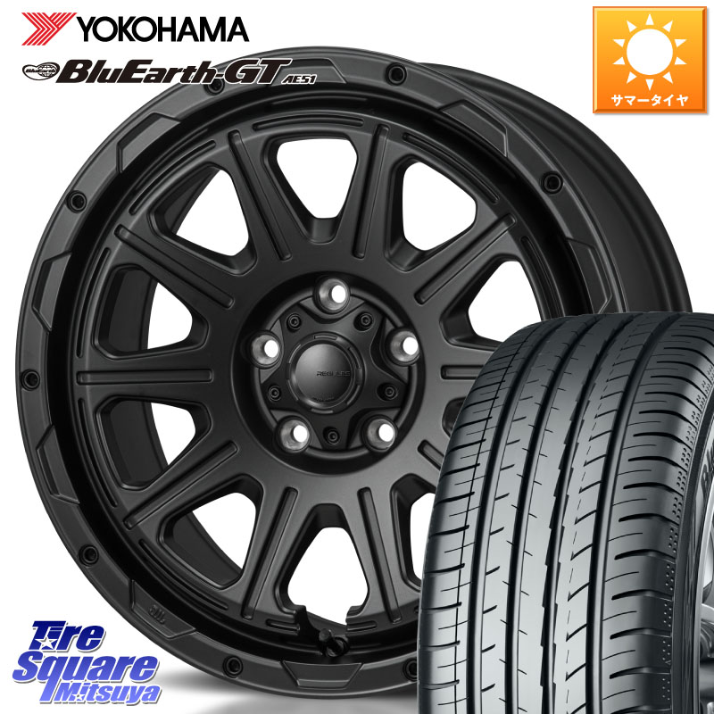 MONZA HI-BLOCK REGULES BK 16インチ 16 X 6.0J +40 4穴 100 YOKOHAMA R6947 BluEarth-GT AE51 ヨコハマ 185/60R16 アクアクロスオーバー FITクロスター
