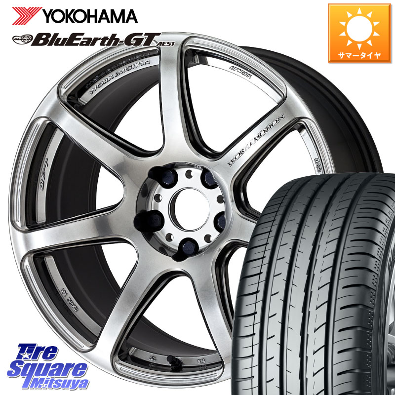 YOKOHAMA R4598 BluEarth-GT AE51 ヨコハマ 225/45R17WORK ワーク EMOTION エモーション T7R 17インチ 17X7.0J 53 5穴 100 BRZ/86/GR86 GR 86 ハチロク 86 ハチロク｜タイヤスクエアミツヤ