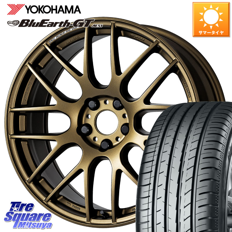 YOKOHAMA R4622 BluEarth-GT AE51 ヨコハマ 215/45R18WORK ワーク EMOTION エモーション M8R 18インチ 18X7.5J 47 5穴 100 ウィッシュ WISH｜タイヤスクエアミツヤ